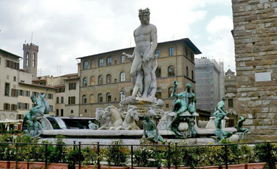 Фонтан Нептуна, площадь Синьории, Флоренция