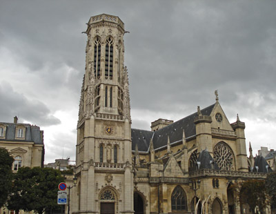 Парижская церковь Сен-Жерме́н-л’Осеруа́.