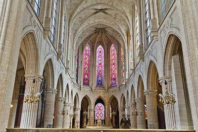 Внутренняя отделка церкви Сен-Жермен-л’Осеруа. Пьер Леско, 1541-1544г.г.
