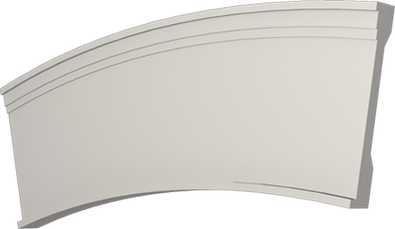 Фасадная лепнина из полистирола с защитным покрытием