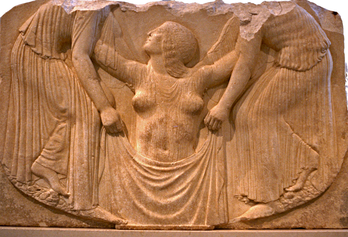 Рождение Афродиты. начало 5 в. до н. э. музей Терм в Риме. 