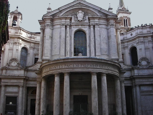 Церковь Санта-Мария-делла-Паче (Santa Maria della Pace, 1656 г.)