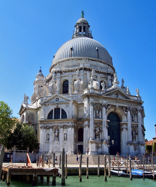 Собор Санта-Мария делла Салюте (Basilica di Santa Maria della Salute), Венеция, Гранд-канал, 1631-1656 гг.