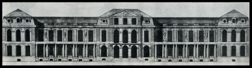 Александр Леблон. Дворец Апраксина, проект, 1716 г.