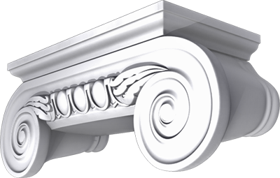 Фасадный декор: Капитель полуколонны (пк8010) ПК-800 (Е)