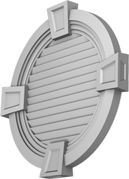 Фасадный декор: Слуховое окно ВР - 001 з